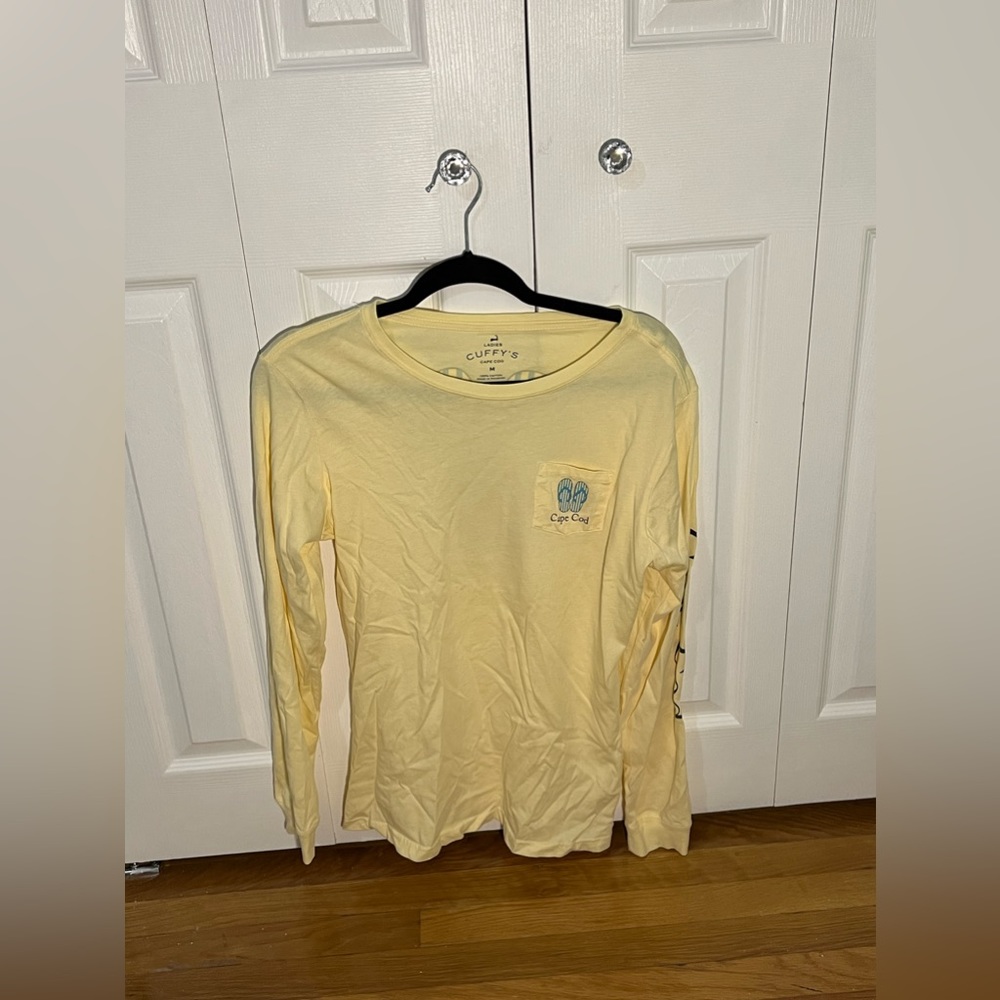 Yellow cape cod long sleeve shirt